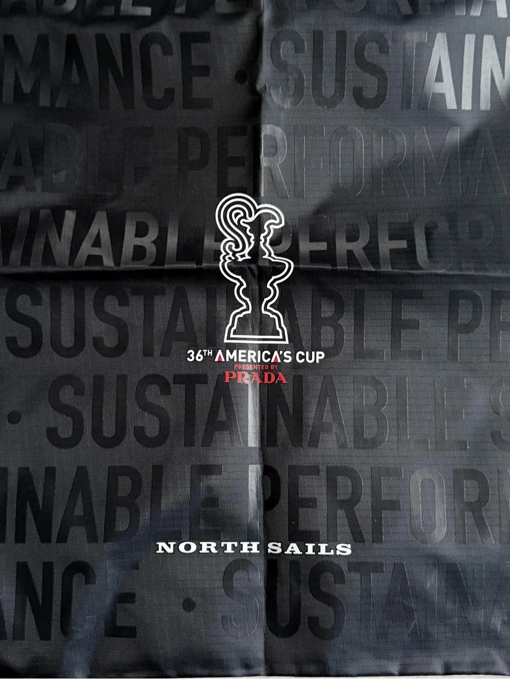 New Prada x North Sails 36th America's Cup Drawstring Travel Bag